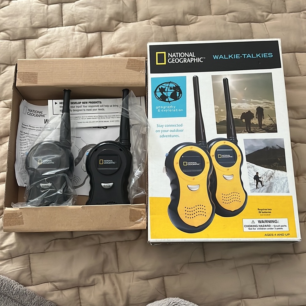 National Geographic walkie talkies